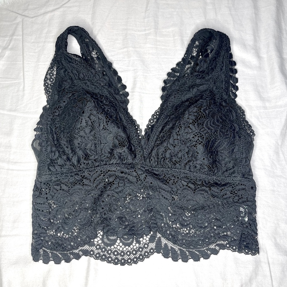 Aerie Black lacy bralette in Black size small 💓